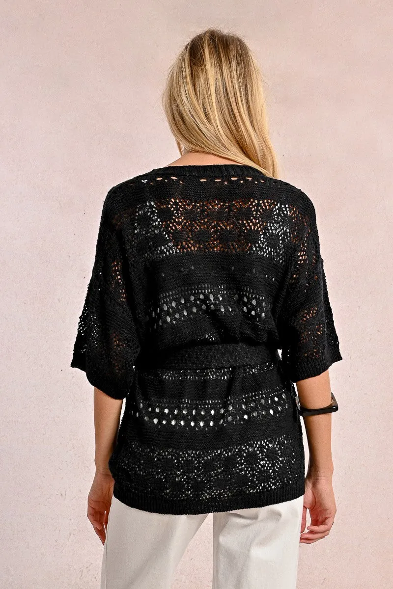 TIEABLE KNIT VEST