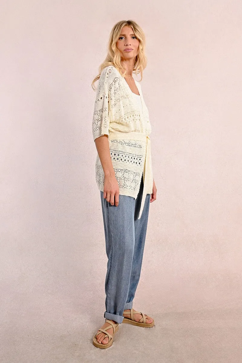 TIEABLE KNIT VEST
