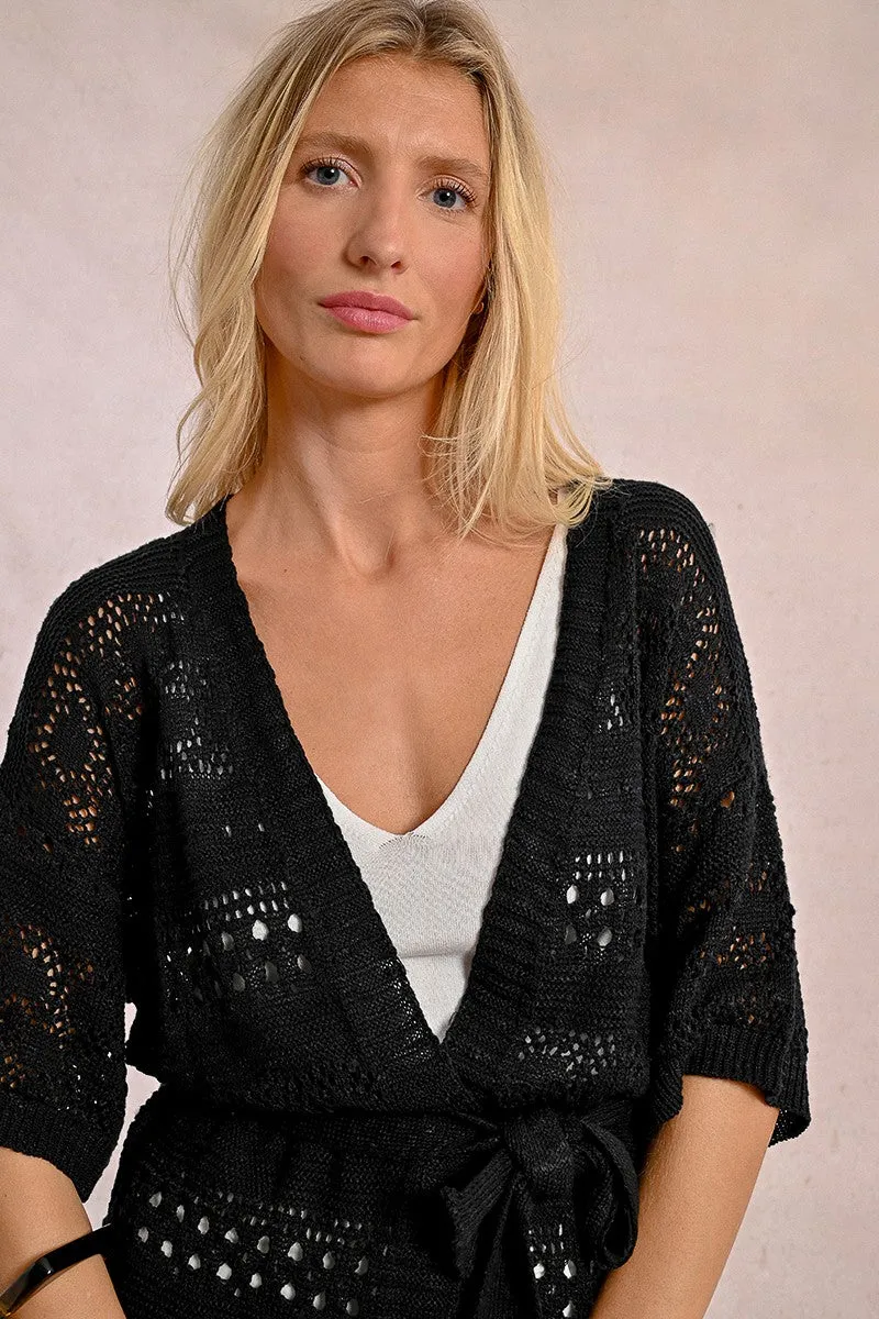 TIEABLE KNIT VEST