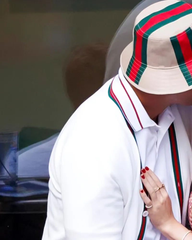 Travis Kelce US Open 2024 White Cardigan