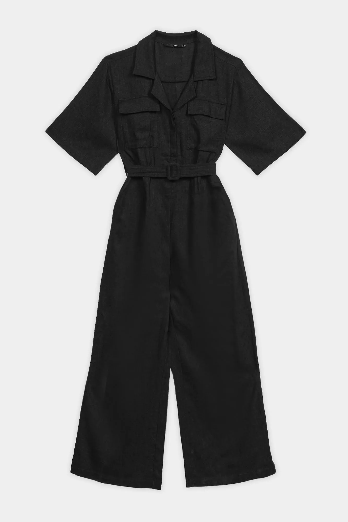 Utilitarian Belted Jumpsuit