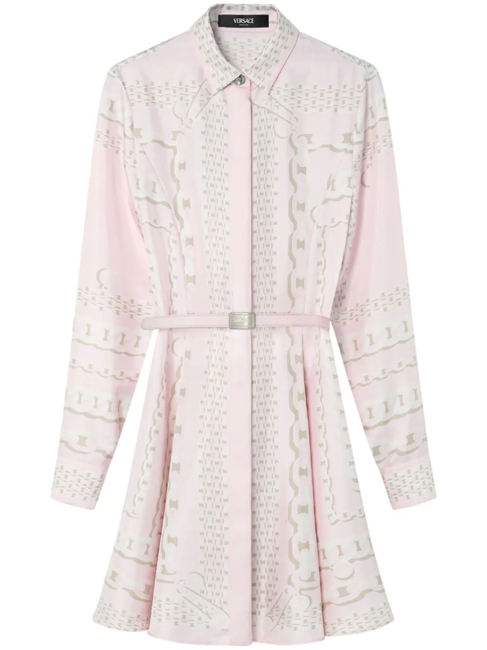 Versace treasure silk shirtdress