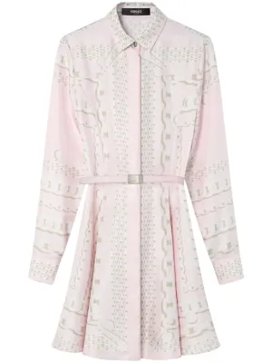 Versace treasure silk shirtdress