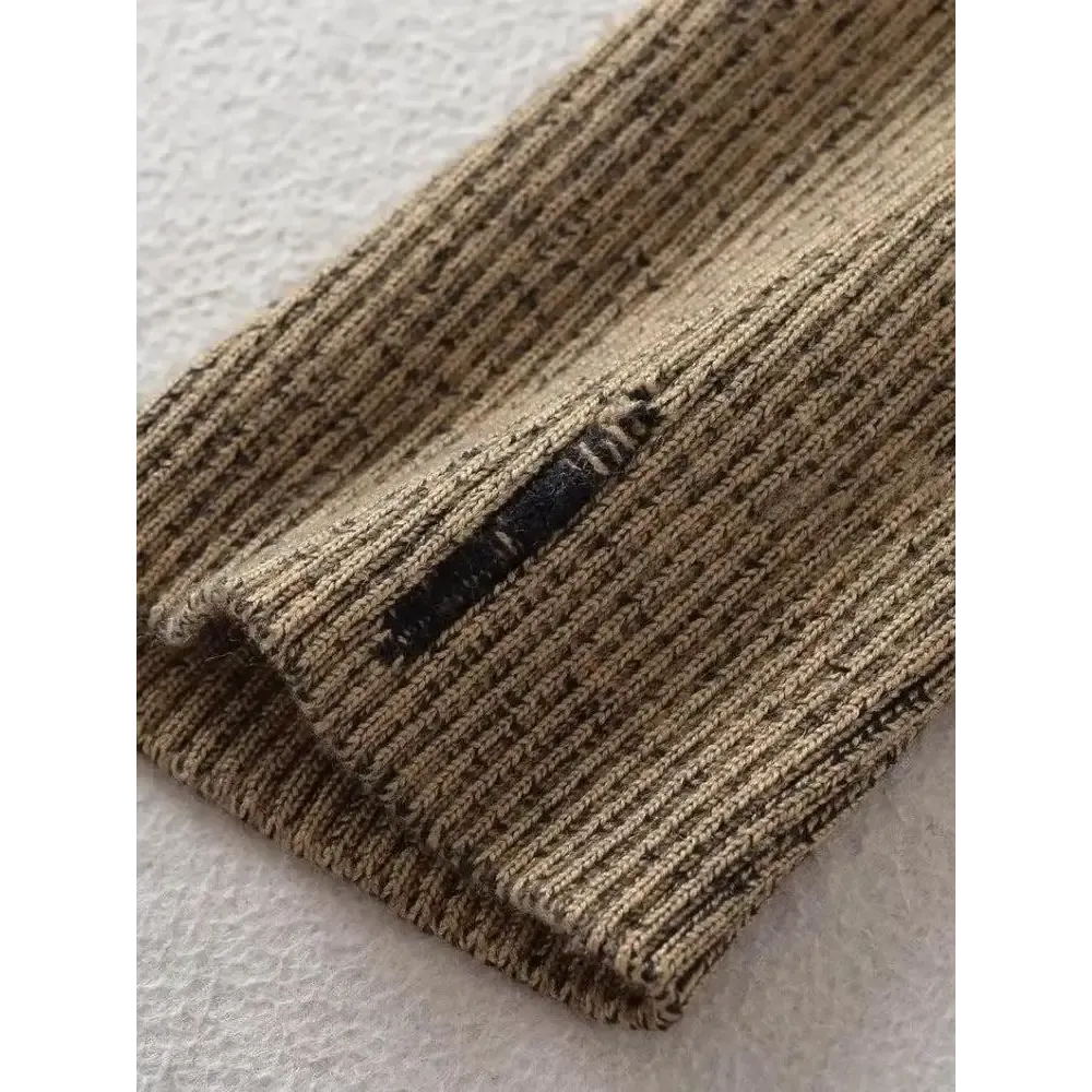 Versatile Y2K Corduroy Cardigan with Unique Ribbed Texture