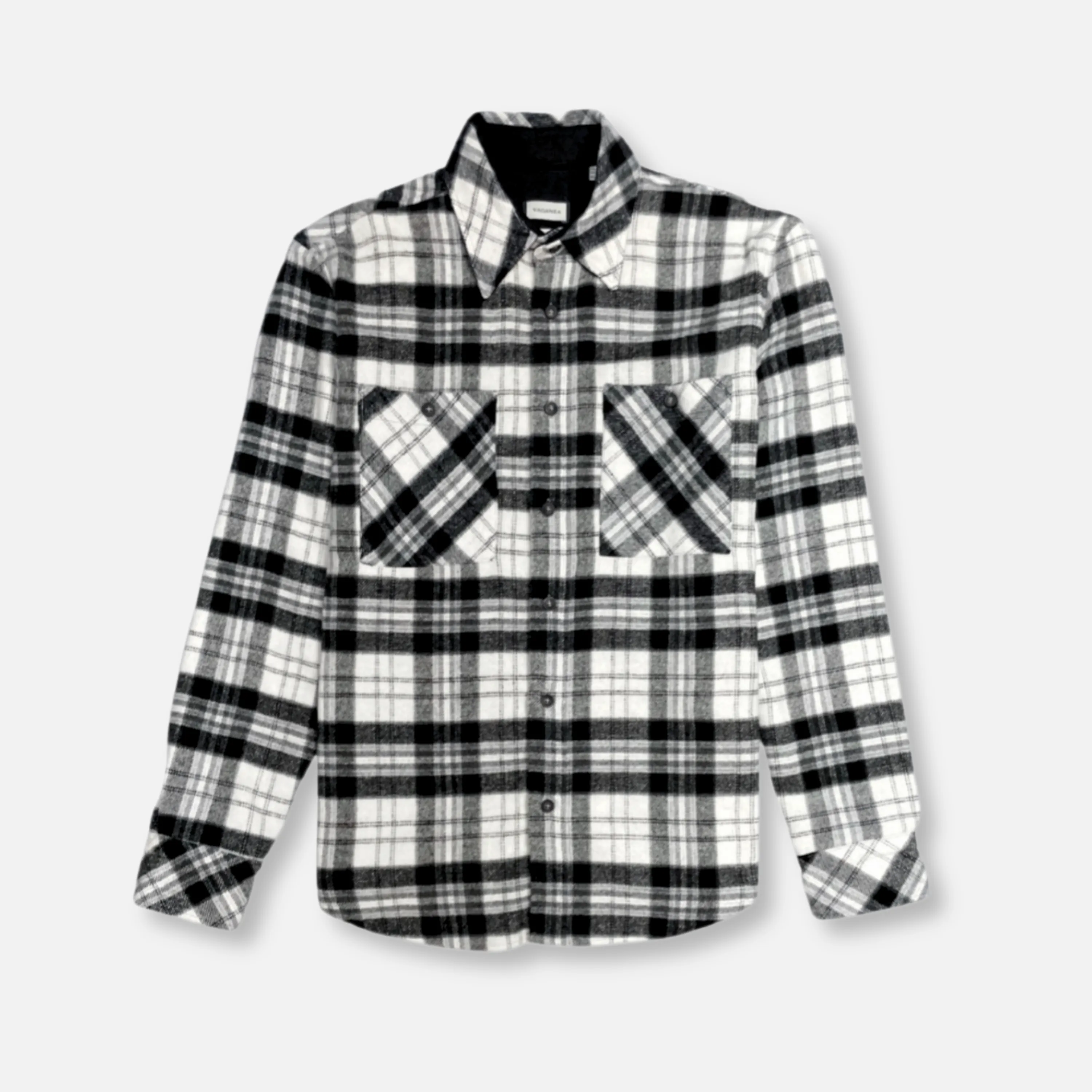 Vino Plaid Flannel Shirt
