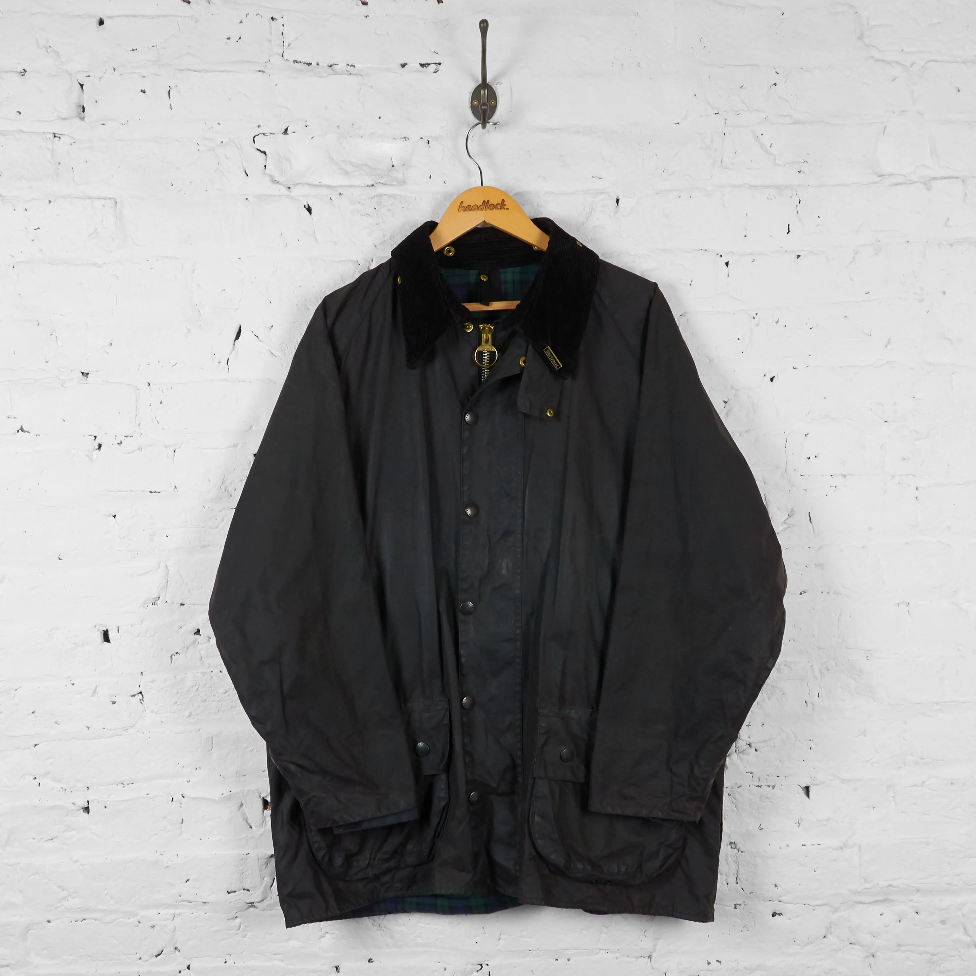 Vintage Beaufort Barbour Jacket - Black - XL