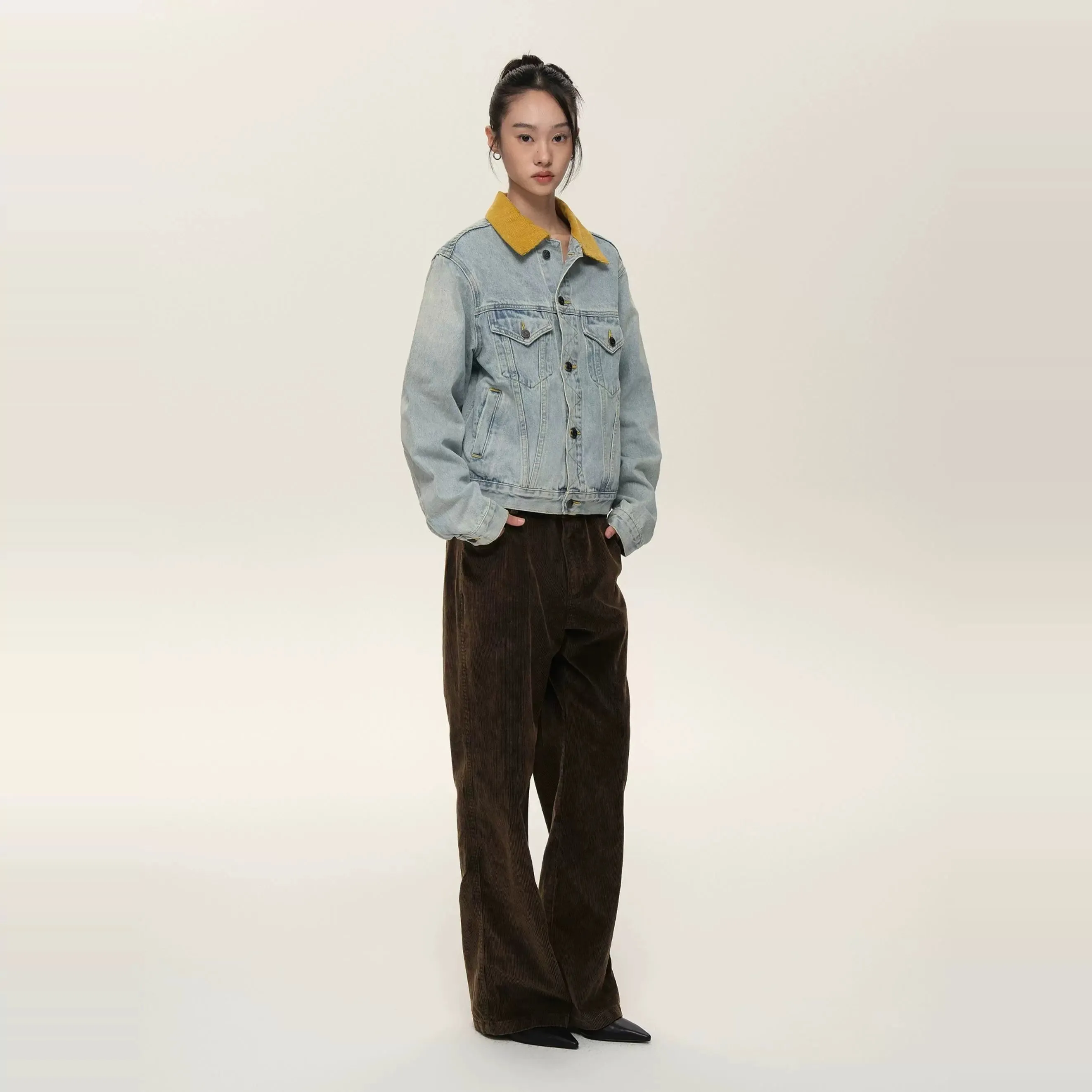 Vintage Ice Blue Denim Jacket