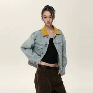 Vintage Ice Blue Denim Jacket