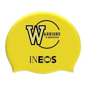 Warriors of Warrington Swimming Club Silicone Suede Swimming Cap