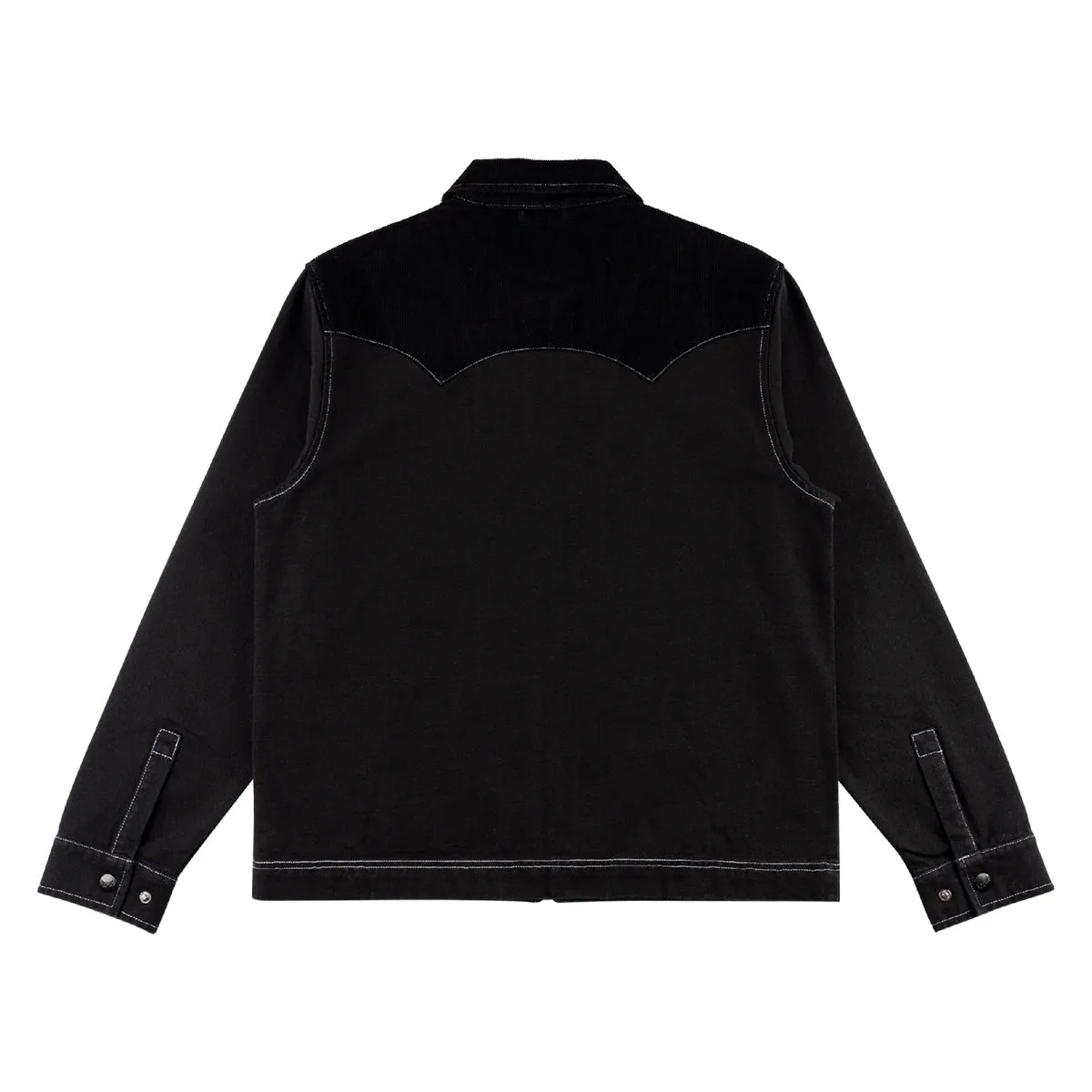 Welcome - Outlaw Western Yoke Canvas Jacket Black