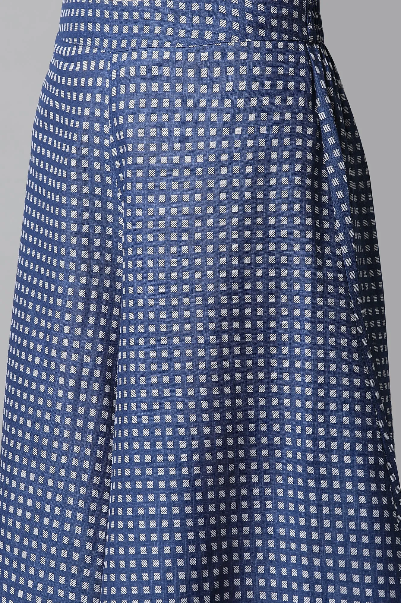 White Printed Kurta, Culottes & Dupatta Set