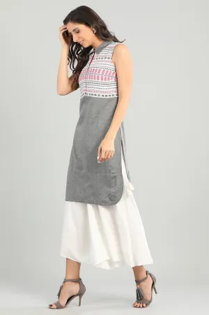White Solid Culottes