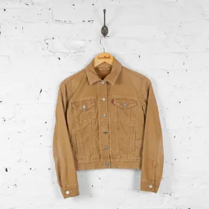 Womens Corduroy Jacket - Brown - Womens S