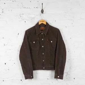 Womens Levis Corduroy Jacket - Brown - Womens M