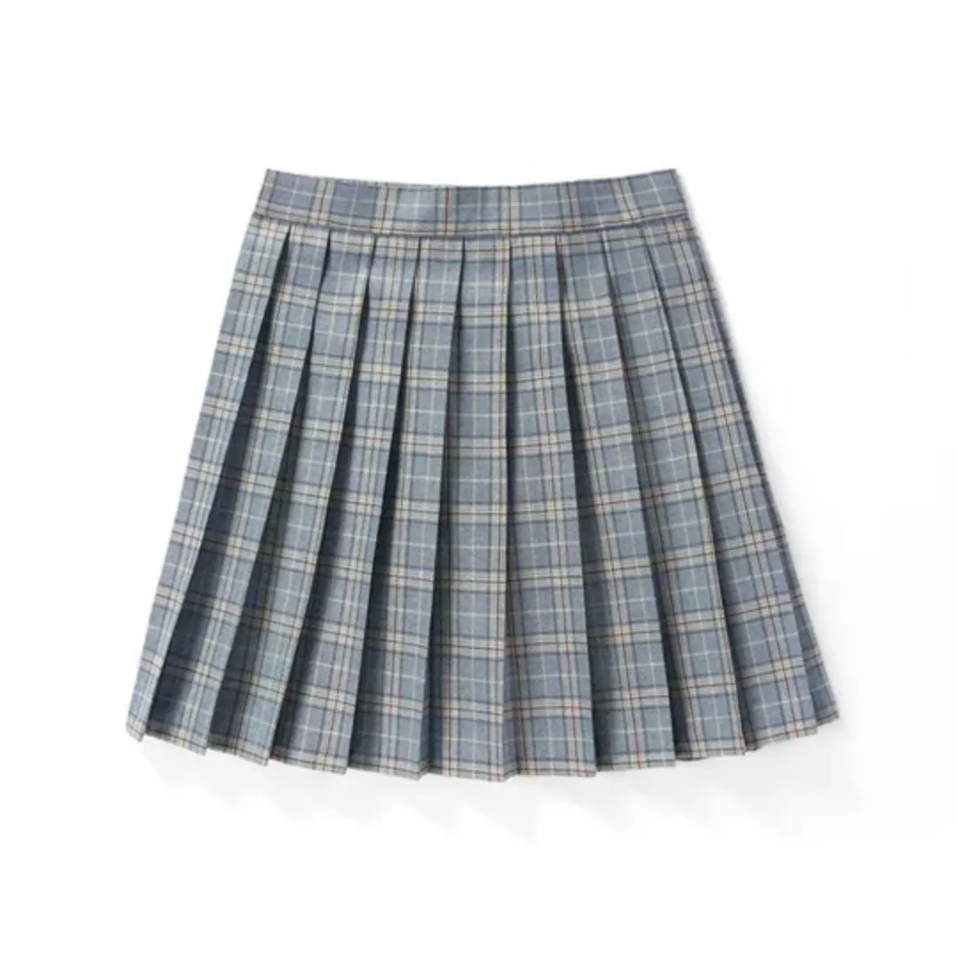 Women's Mini Plaid Skirt | Pleated