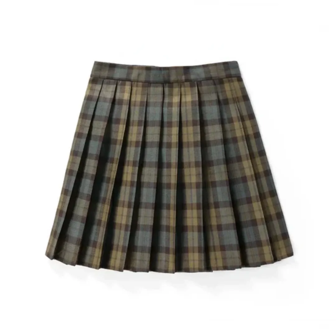 Women's Mini Plaid Skirt | Pleated