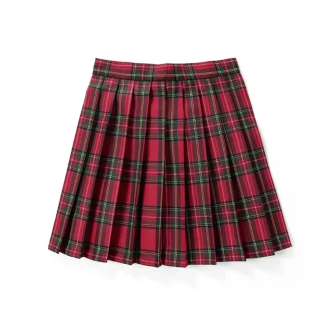 Women's Mini Plaid Skirt | Pleated