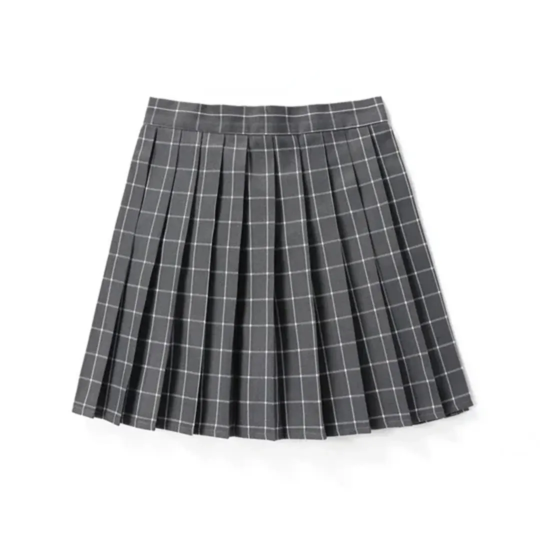 Women's Mini Plaid Skirt | Pleated