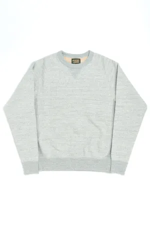 Wonder Looper Crewneck "II" Fleeced Fox Fiber Heather Grey