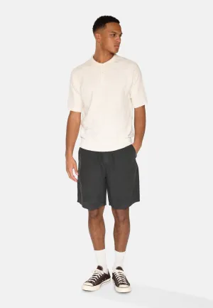 Wyatt knit polo 4121 - Coco Milk