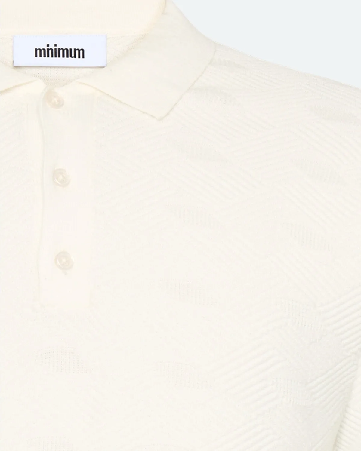 Wyatt knit polo 4121 - Coco Milk