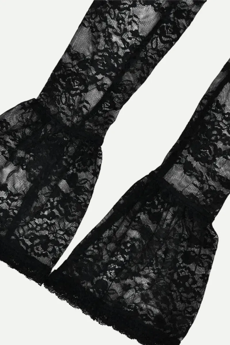 Y2K Bolero Lace Corset Mini Dress