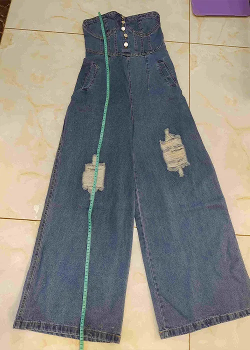 Y2K Denim Jumpsuit