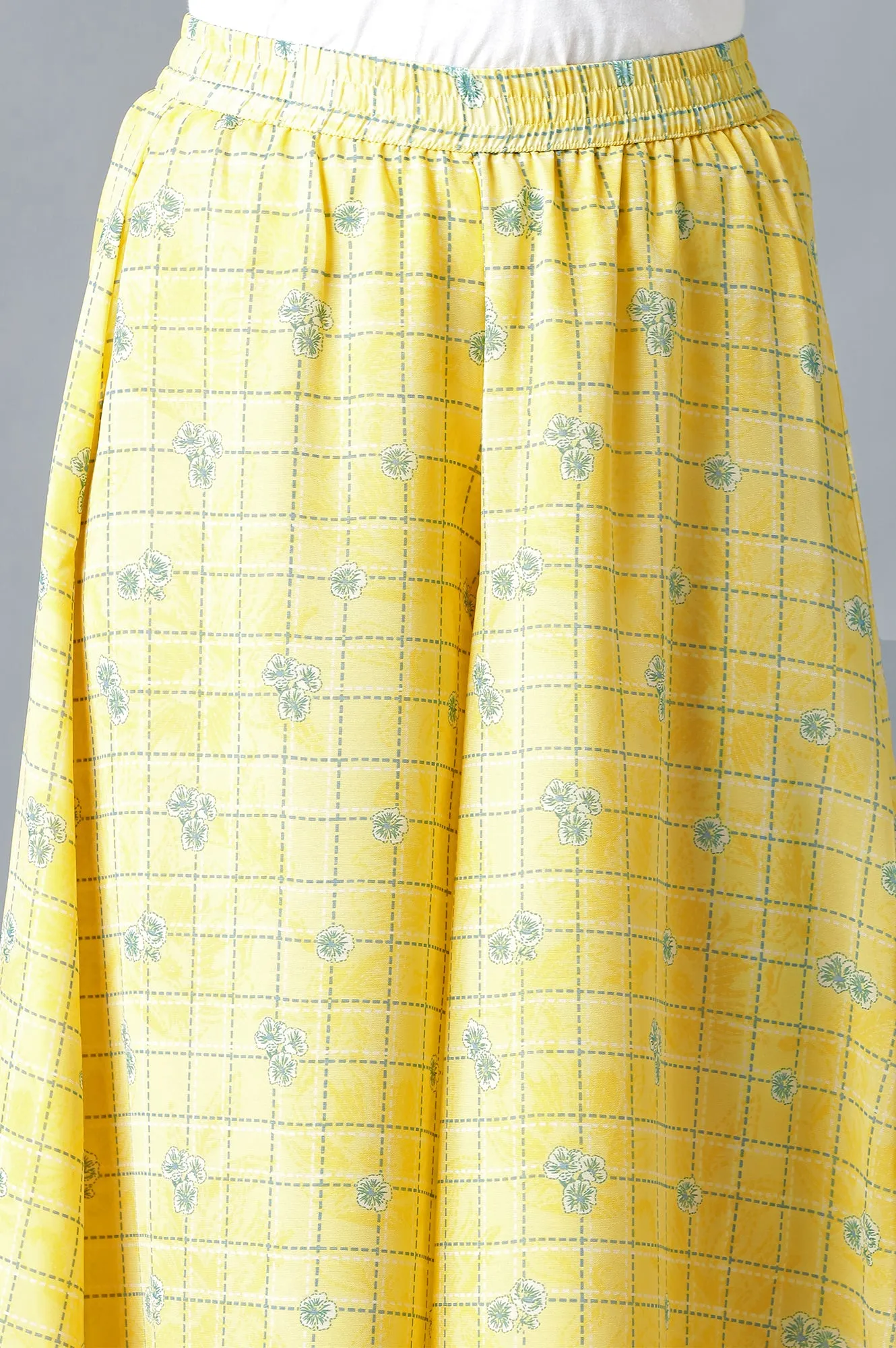 Yellow Printed Culottes