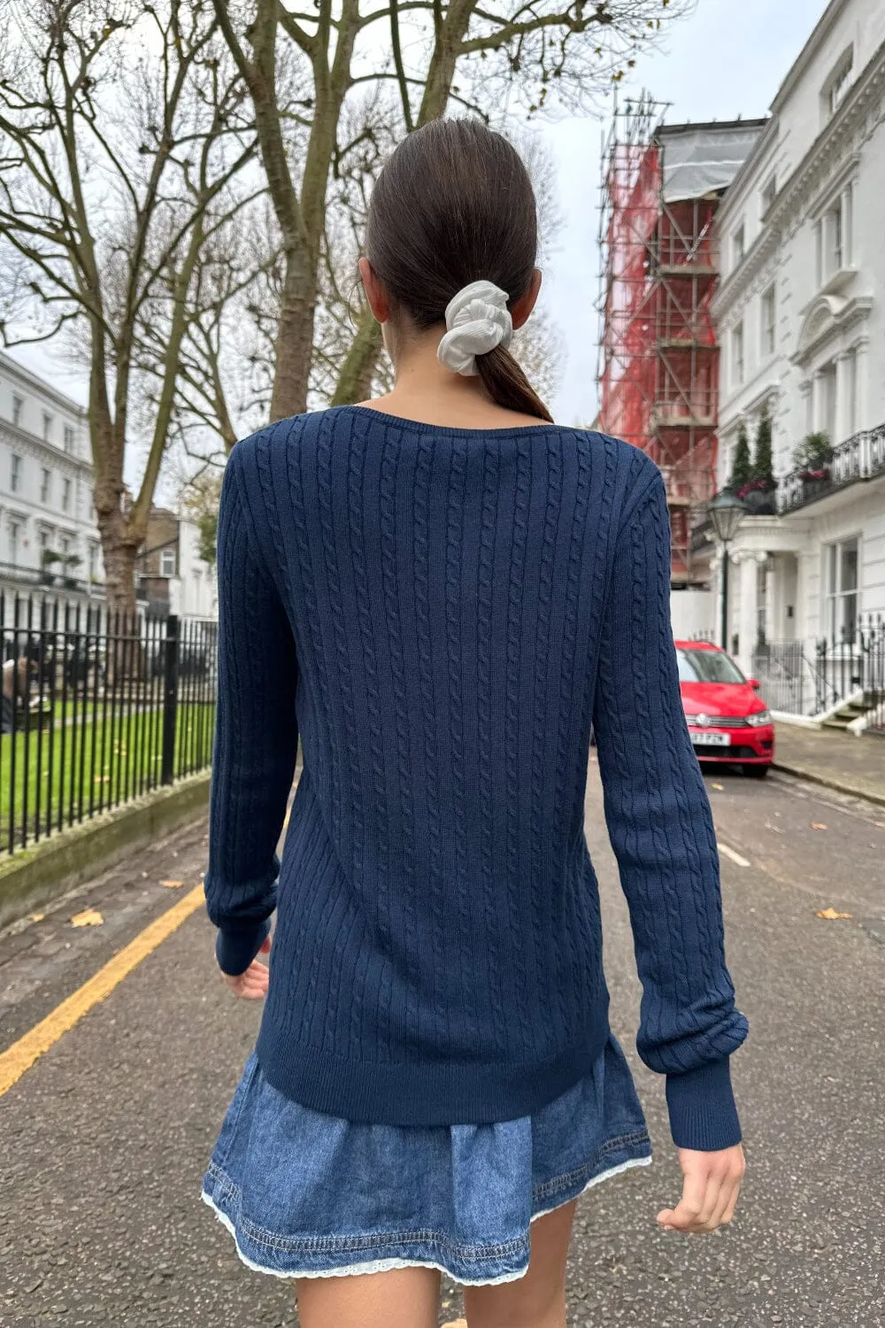 Zoe Cable Knit Cardigan